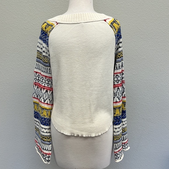 Free People Fairground Thermal Knit Sweater Top - Picture 7 of 10